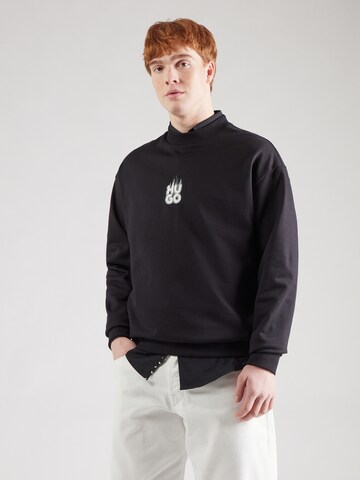 HUGO Sweatshirt 'Durungu' in Zwart