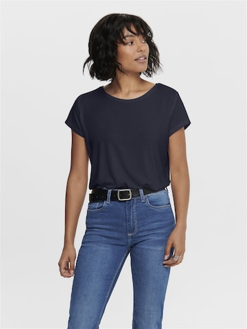 ONLY Shirt 'GRACE' in Blauw: voorkant