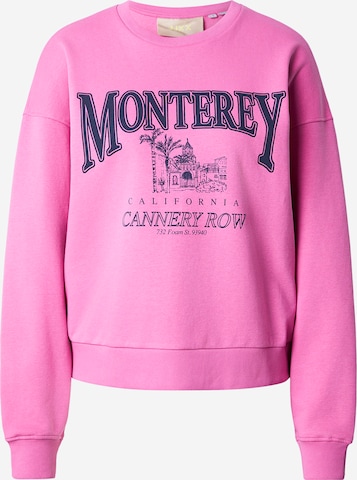 JJXX Sweatshirt 'JXMERLE' i rosa: framsida