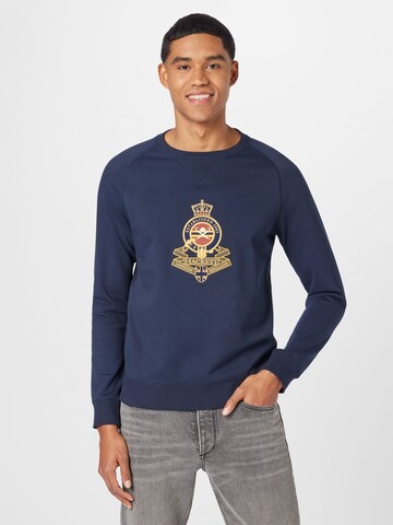 Hackett LondonSweater majica - plava boja: prednji dio