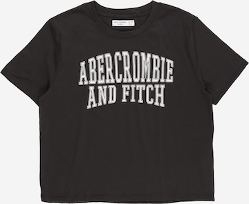 T-Shirt 'READY FOR PLAY' Abercrombie & Fitch en noir : devant