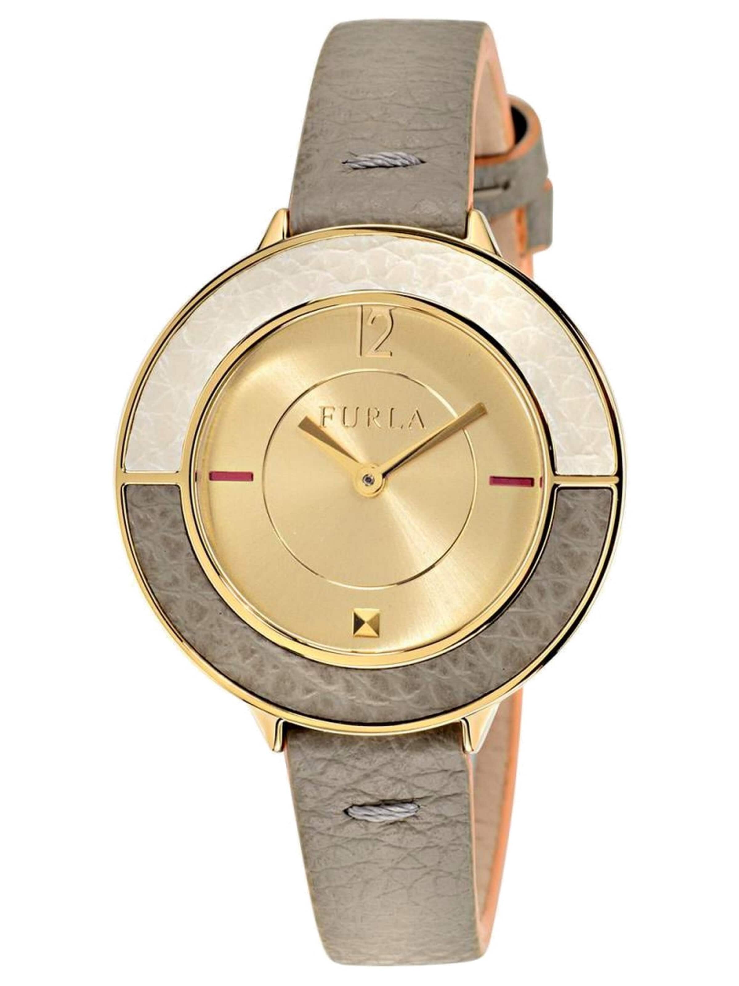 FURLA - Reloj analógico 'Classic' en oro: frente