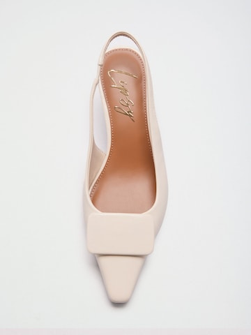 Lipsy Slingpumps in Beige