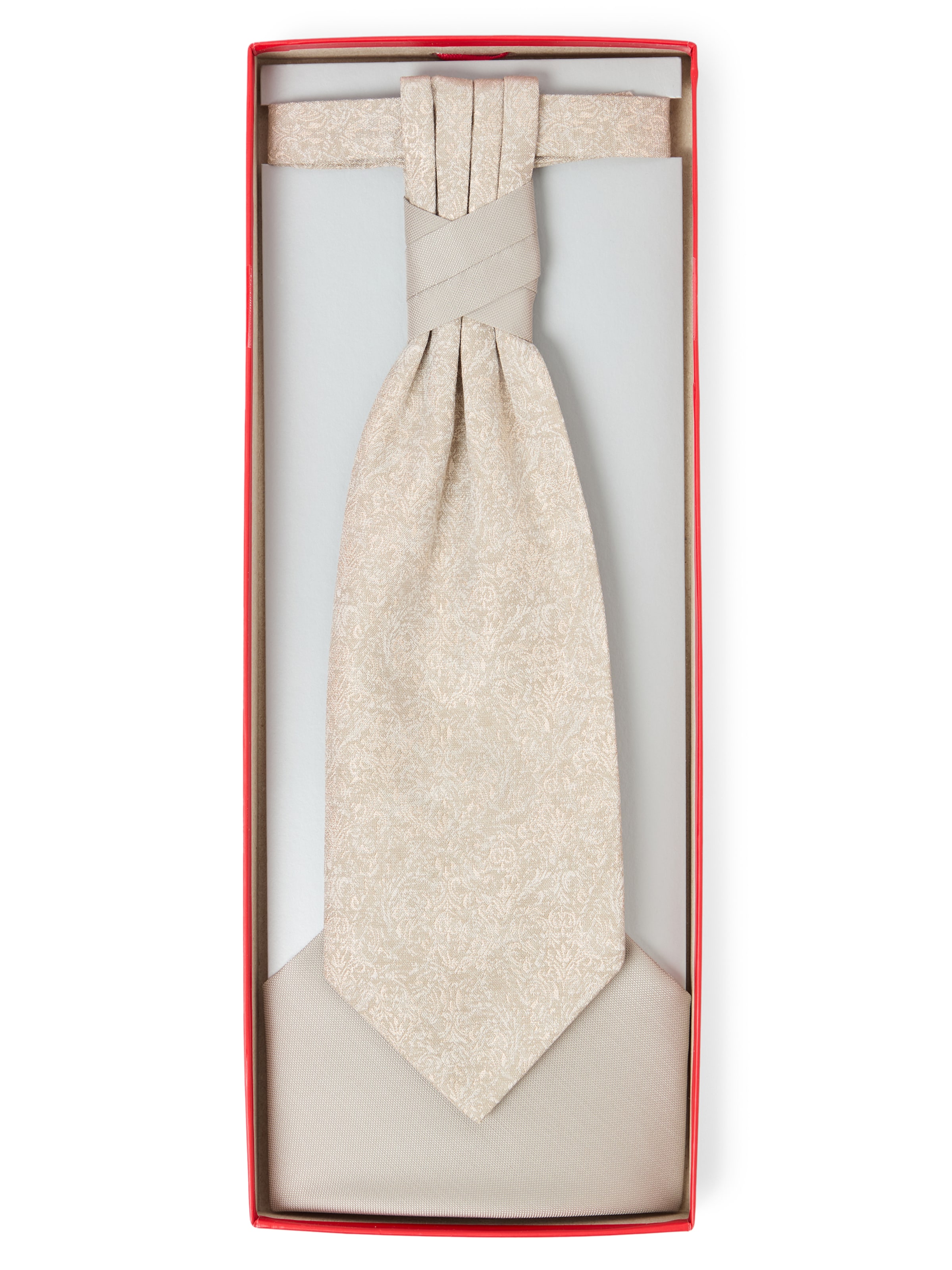 TZIACCO Pocket Square in Beige