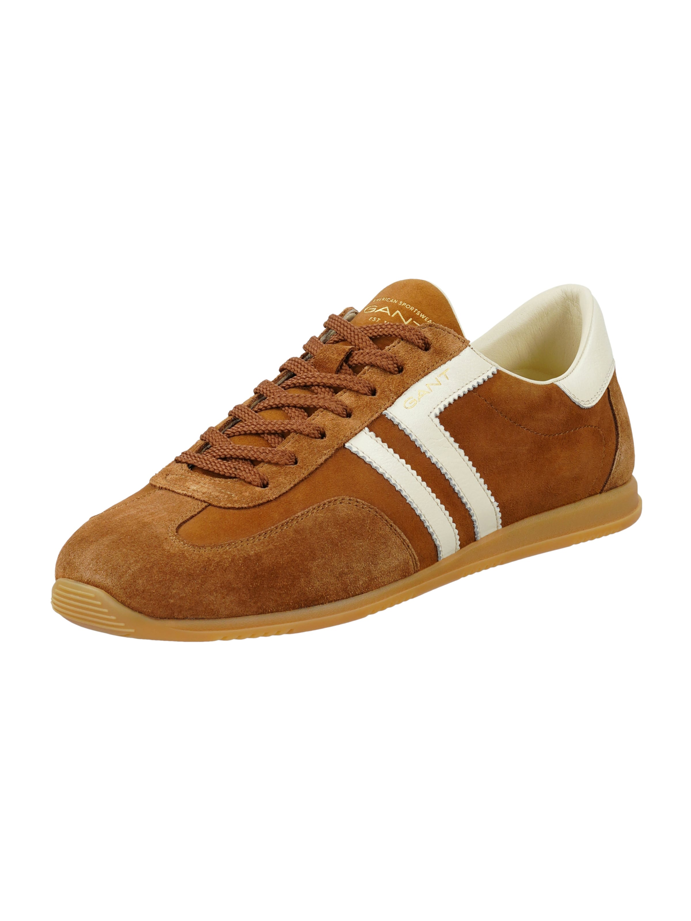GANT Σνίκερ χαμηλό 'Spearclub' σε καφέ: μπροστά