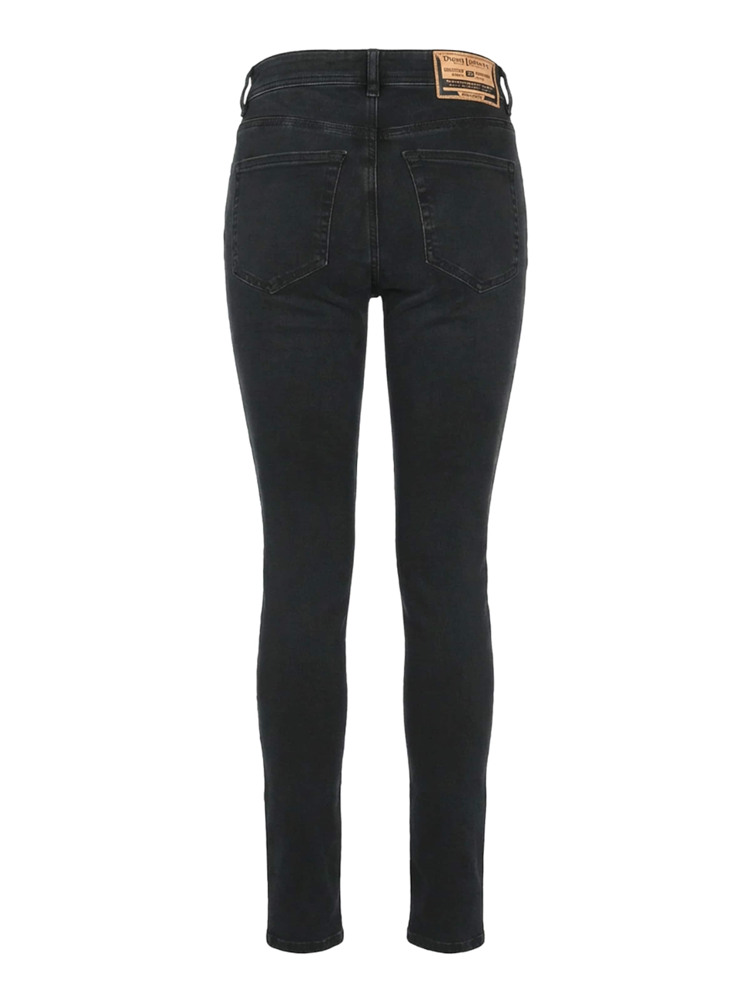 DIESEL Skinny Jeans '2017 D-SLANDY'‌‌‌‌‌ in Schwarz