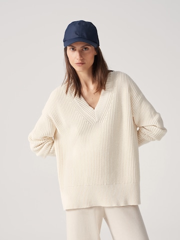 Someday Sweater 'Trea' in Beige: front