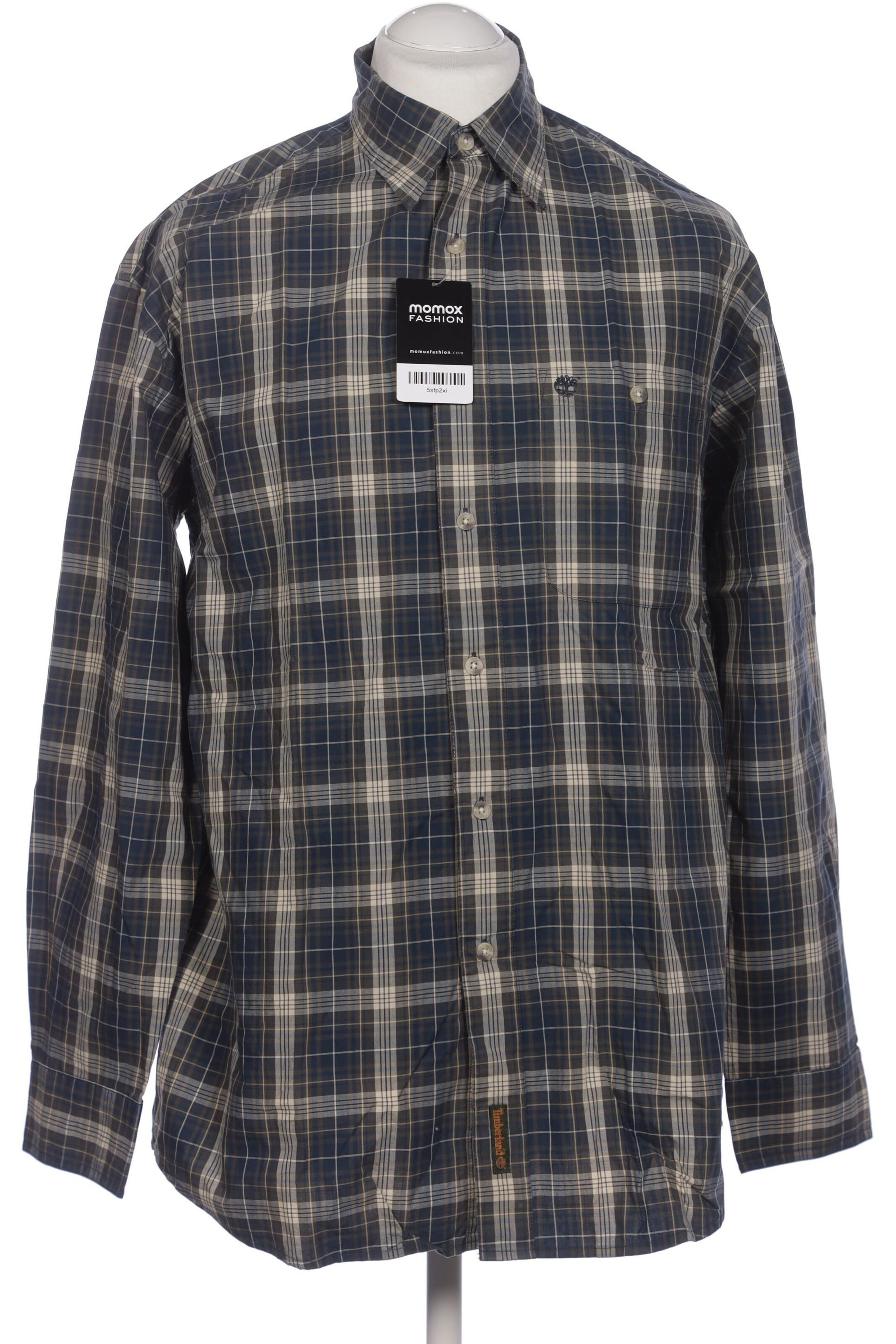 TIMBERLAND Button Up Shirt in M in Blue: front