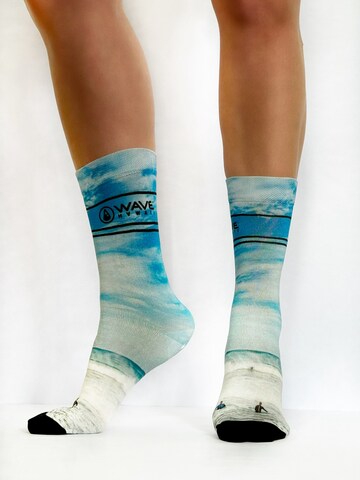 Chaussettes de sport 'Air Lite' Wave Hawaii en bleu : devant