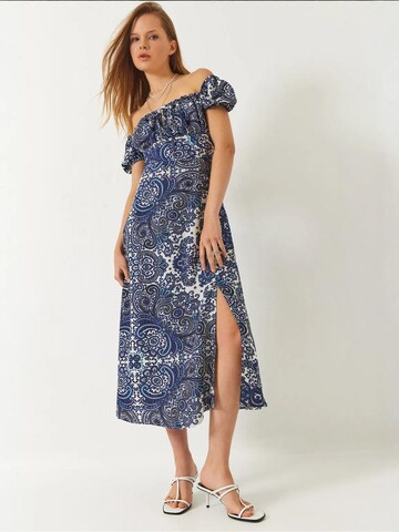 Bianco Lucci - Vestido em azul