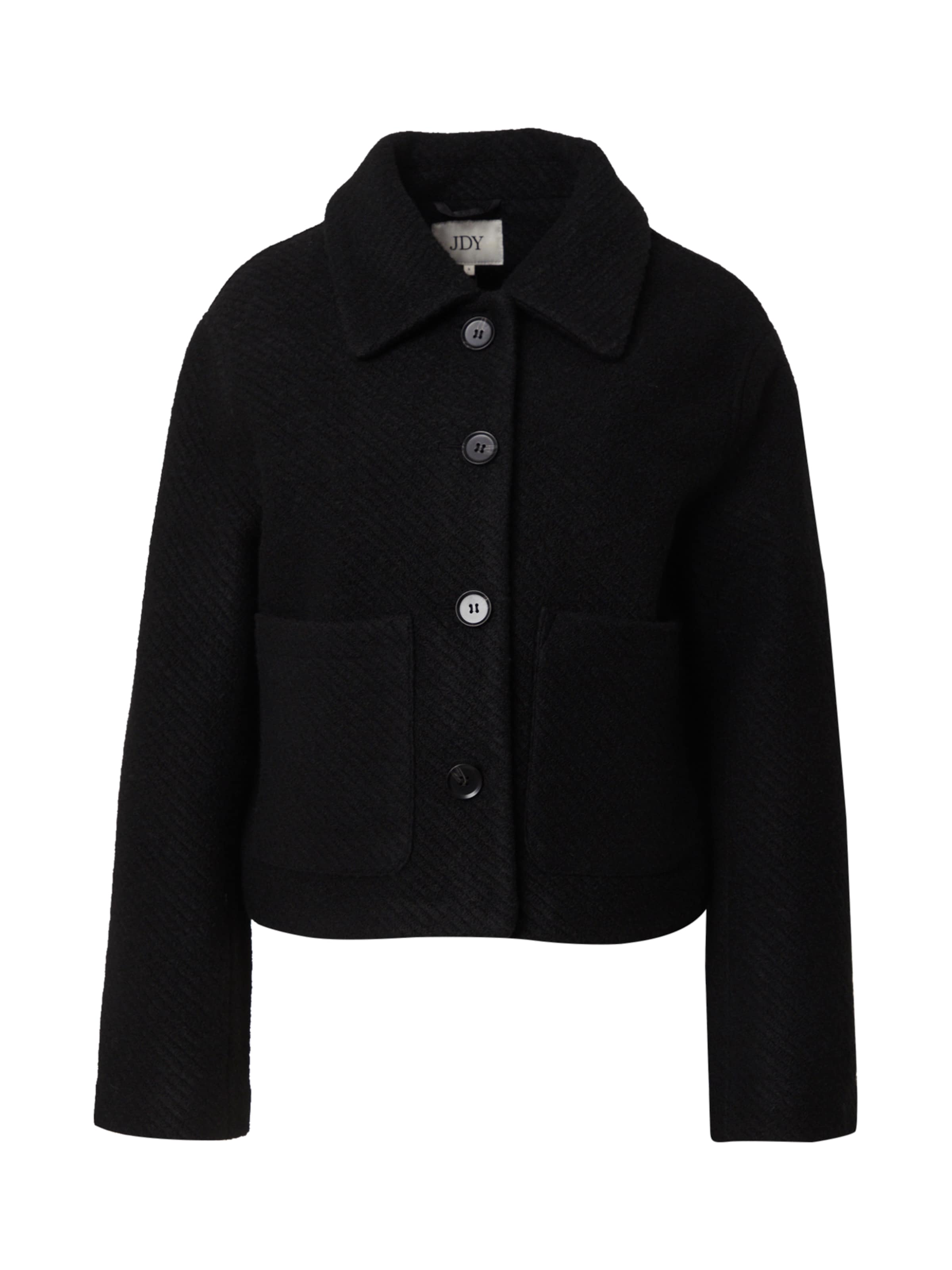 JDY Övergångsjacka 'JDYMagnolia' i svart: framsida