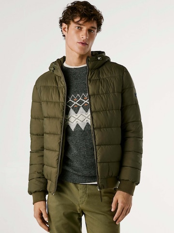 Pepe Jeans Tussenjas in Groen: voorkant