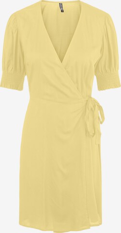 Pieces Petite Φόρεμα 'NYA' σε κίτρινο: μπροστά