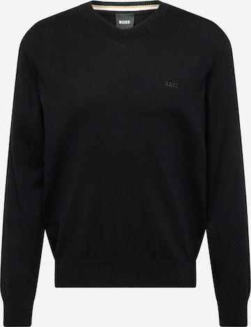 BOSS Black Sweater 'Pacello' in Black: front