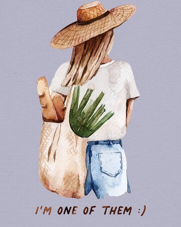 T-shirt Watapparel en violet