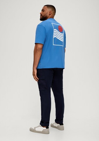 s.Oliver Men Big Sizes Shirt in Blue