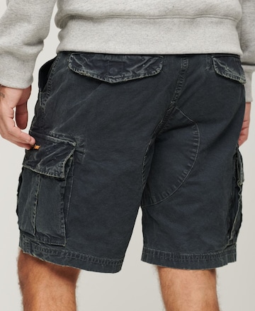 Superdry Regular Cargo Pants in Blue