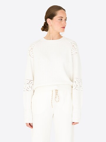 Bellamy Gallery Pullover 'Keiko'‌‌‌‌‌ in Weiß: Vorderseite
