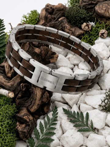 Holzwerk Bracelet 'ORTHSEE' in Silver