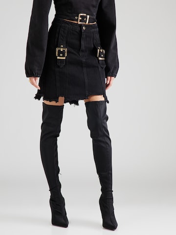 Hoermanseder x About You Skirt 'Hanni' in Black: front