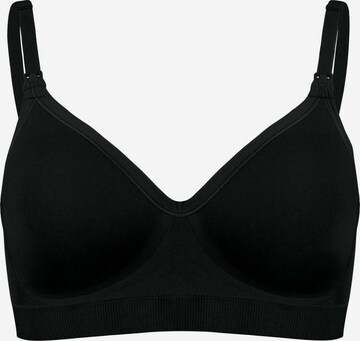 Bravado Designs Nursing Bra 'The Plunge' in Black: front