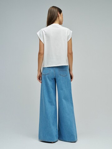 Salsa Jeans T-shirts in Weiß