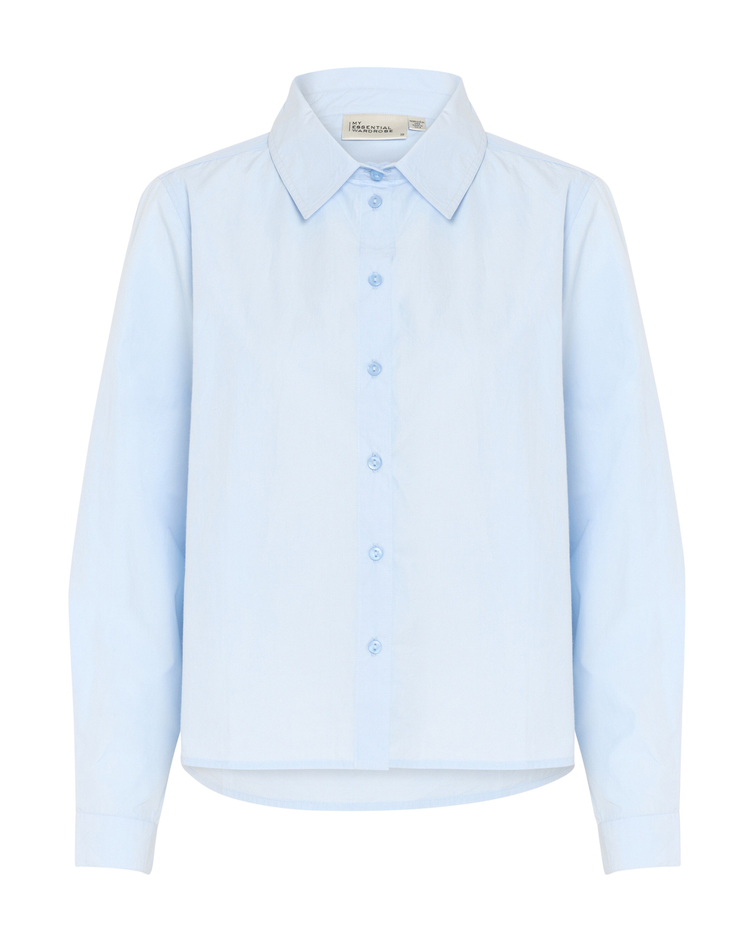 My Essential Wardrobe Bluse i blå: forside