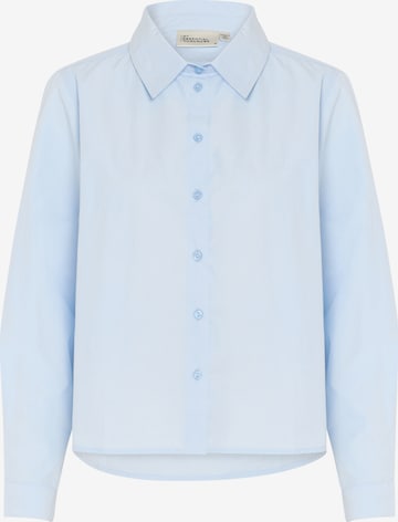 My Essential Wardrobe Blouse in Blue: front