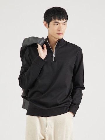 BOSS - Sudadera 'H-Stimmann 109' en negro: frente