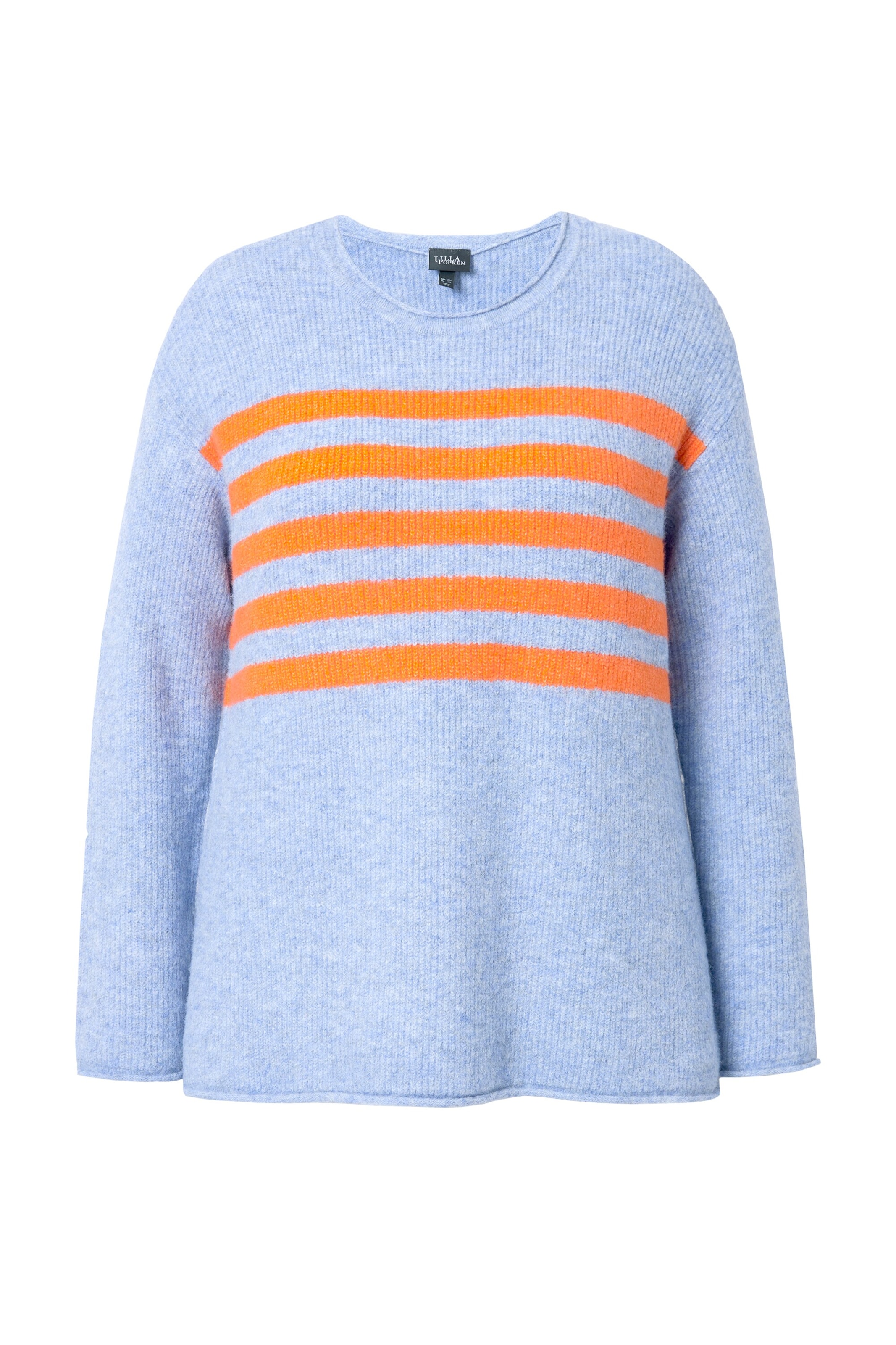 Ulla Popken Trui in Blauw: voorkant