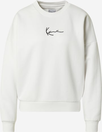 Sweat-shirt Karl Kani en blanc : devant