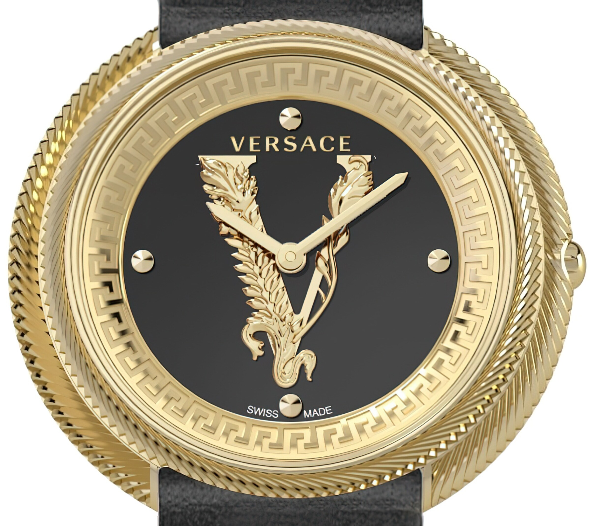 VERSACE Analog watch in Black