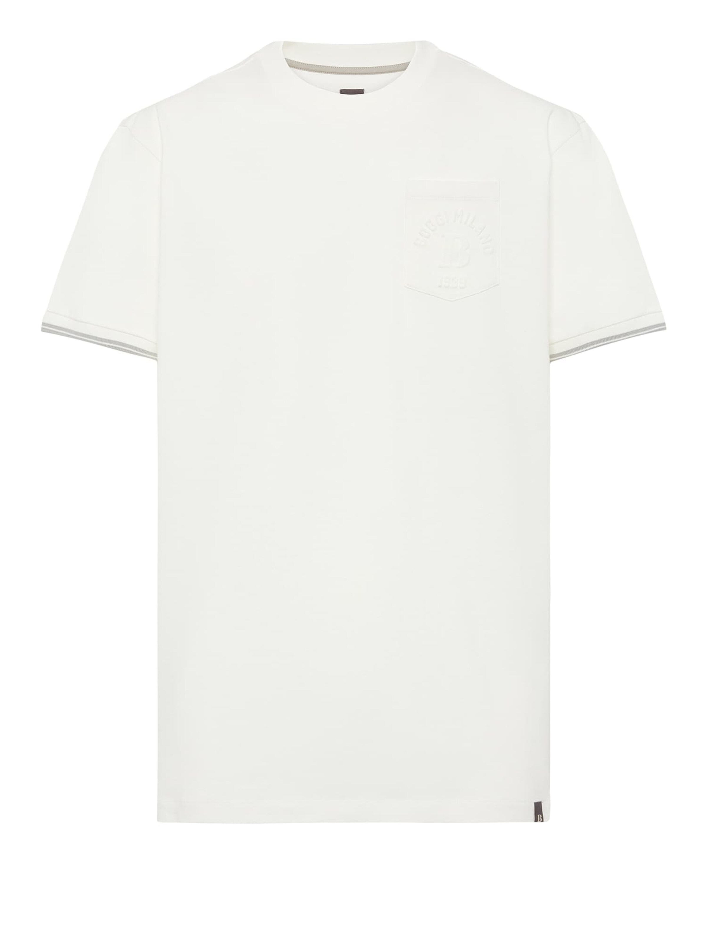 T-Shirt Boggi Milano en blanc : devant