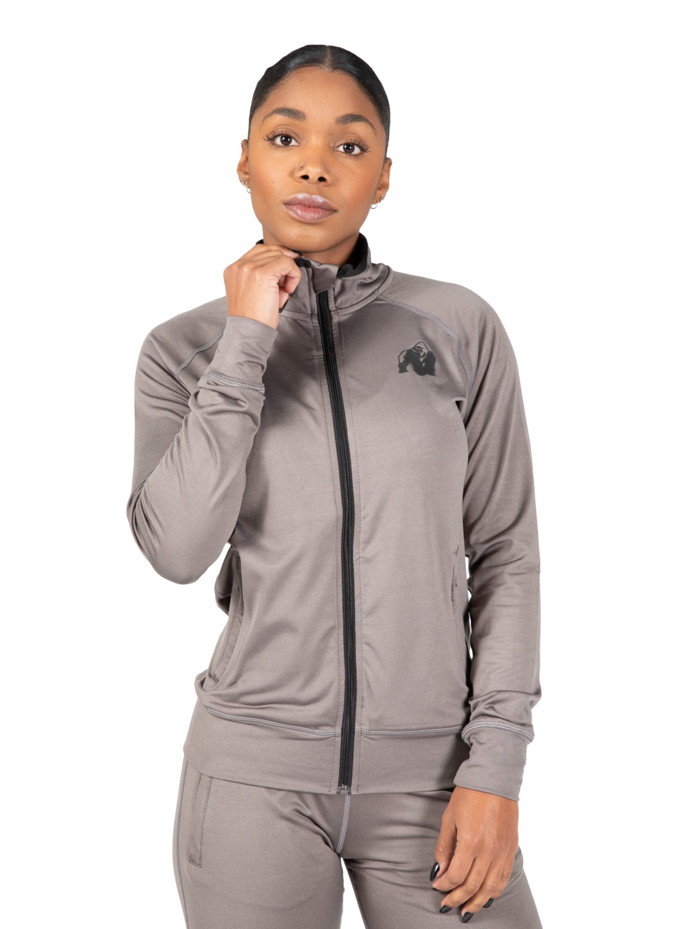Giacca sportiva 'Cleveland' di Gorilla Wear in grigio: frontale