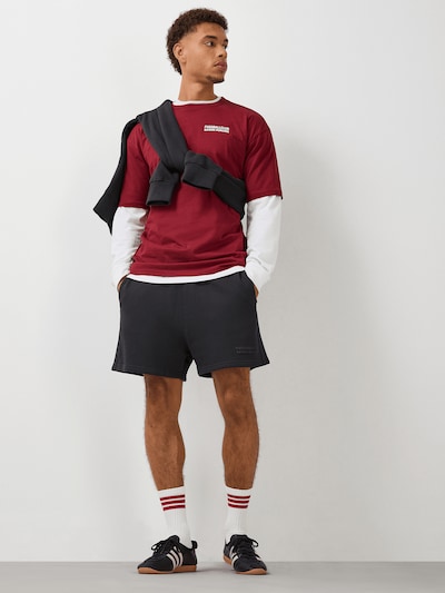 FC BAYERN MÜNCHEN FC Bayern München Sweatshort Premium Essentials in XS in anthrazit, Produktansicht