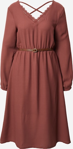 ABOUT YOU Dress 'Laurine' in Brown: front