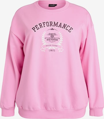 Active by ZizziSweater majica - roza boja: prednji dio