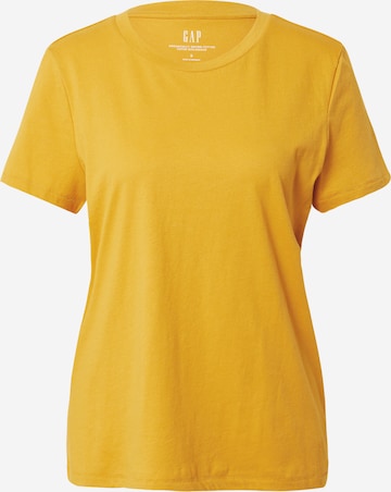 T-shirt GAP en jaune : devant