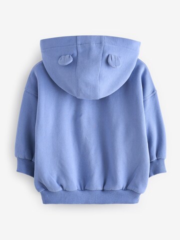 Next - Sudadera con cremallera en azul