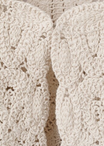 MANGO Strickjacke 'Isabel' in Beige