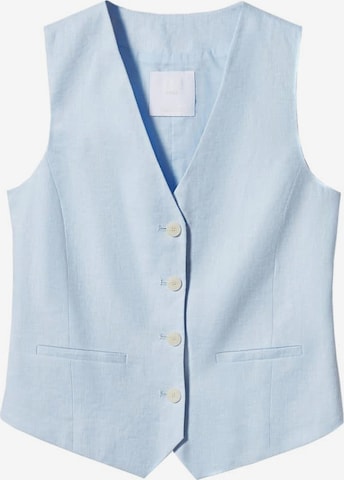 MANGO Vest 'watson' in Blue: front
