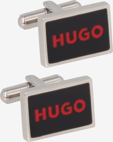 Boutons de manchette HUGO en noir : devant