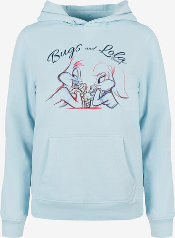 ABSOLUTE CULT Sweatshirt 'Looney Tunes - Bugs and Lola' in Blau: predná strana