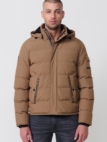 KOROSHI Winter Jacket in Brown