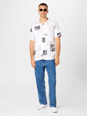 HOLLISTER - Regular Fit Camisa 'RAYON' em cinzento