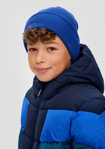 s.Oliver Beanie in Blue: front