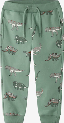 NAME IT - Tapered Pantalón 'NMMNenenan' en verde: frente