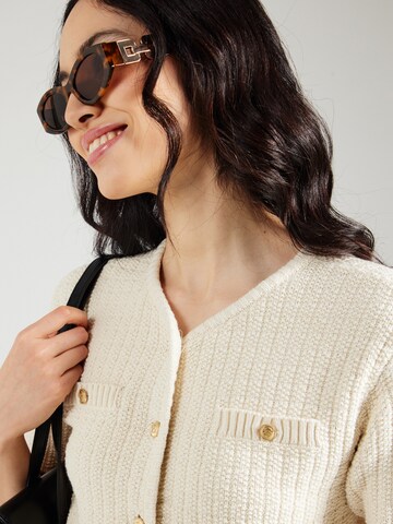 VILA Gebreid vest 'VITUT' in Beige