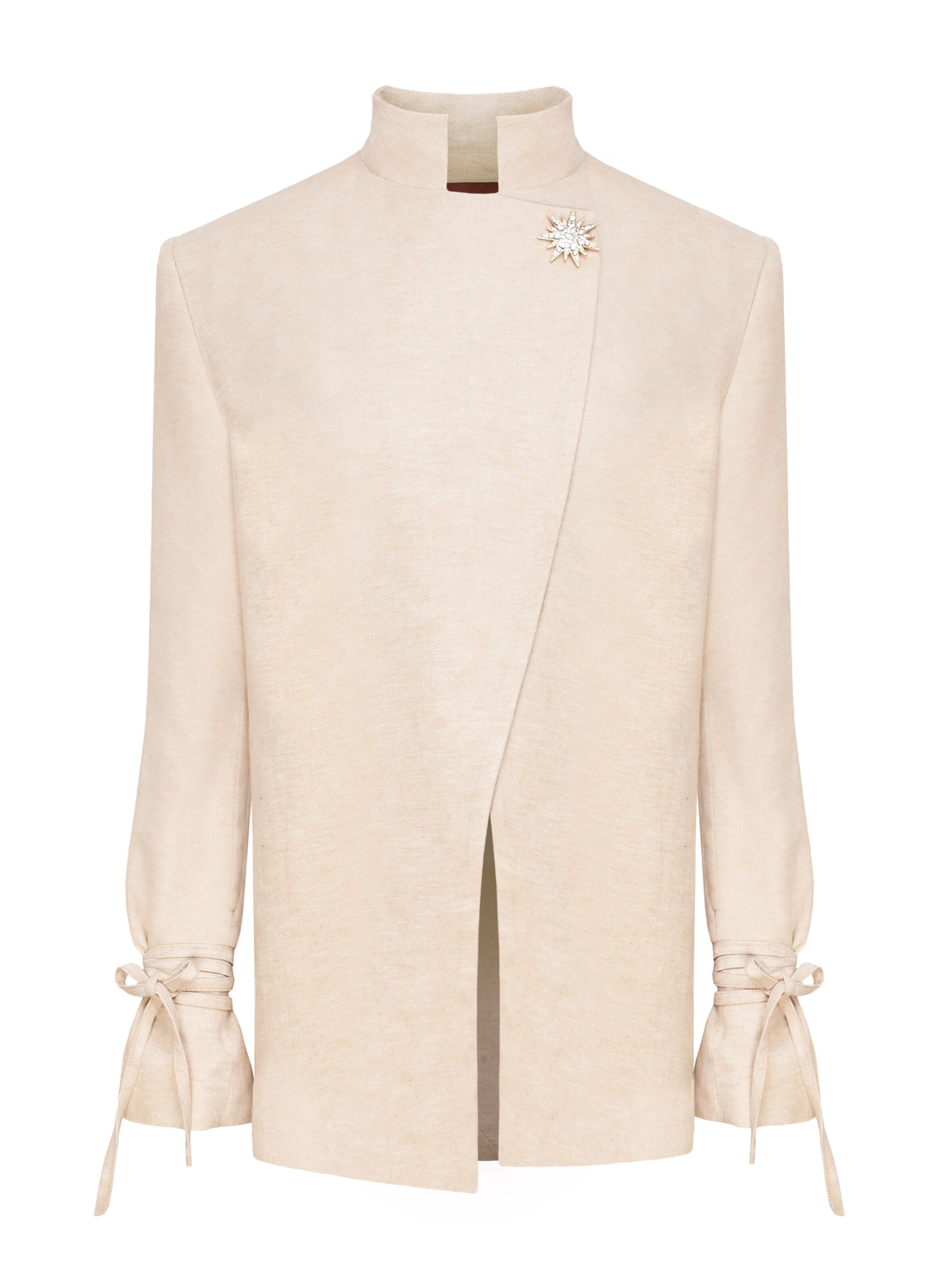 mandragora Blazer 'Torre'‌‌‌‌‌‌‌‌ in Beige: Vorderseite