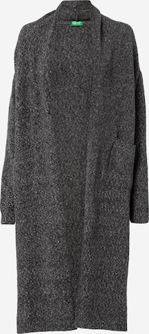 Cardigan UNITED COLORS OF BENETTON en gris : devant